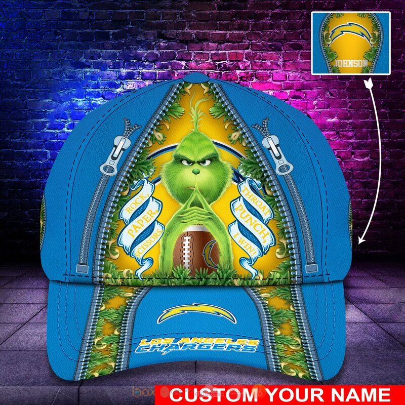 Personalized_NFL_Los_Angeles_Chargers_The_Grinch_Cap