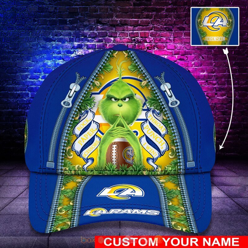 Personalized_NFL_Los_Angeles_Rams_The_Grinch_Cap