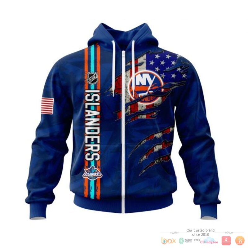 Personalized_New_York_Islanders_With_American_Flag_3d_shirt_hoodie_1