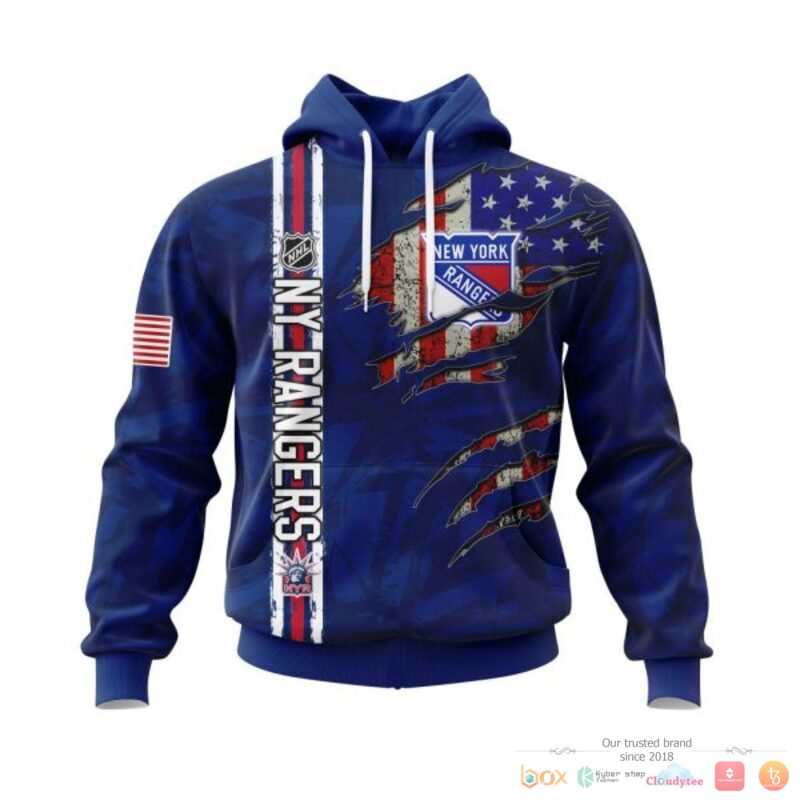 Personalized_New_York_Rangers_With_American_Flag_3d_shirt_hoodie
