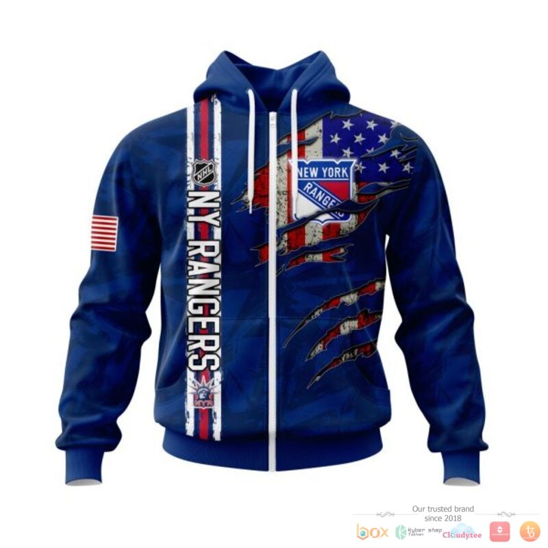 Personalized_New_York_Rangers_With_American_Flag_3d_shirt_hoodie_1
