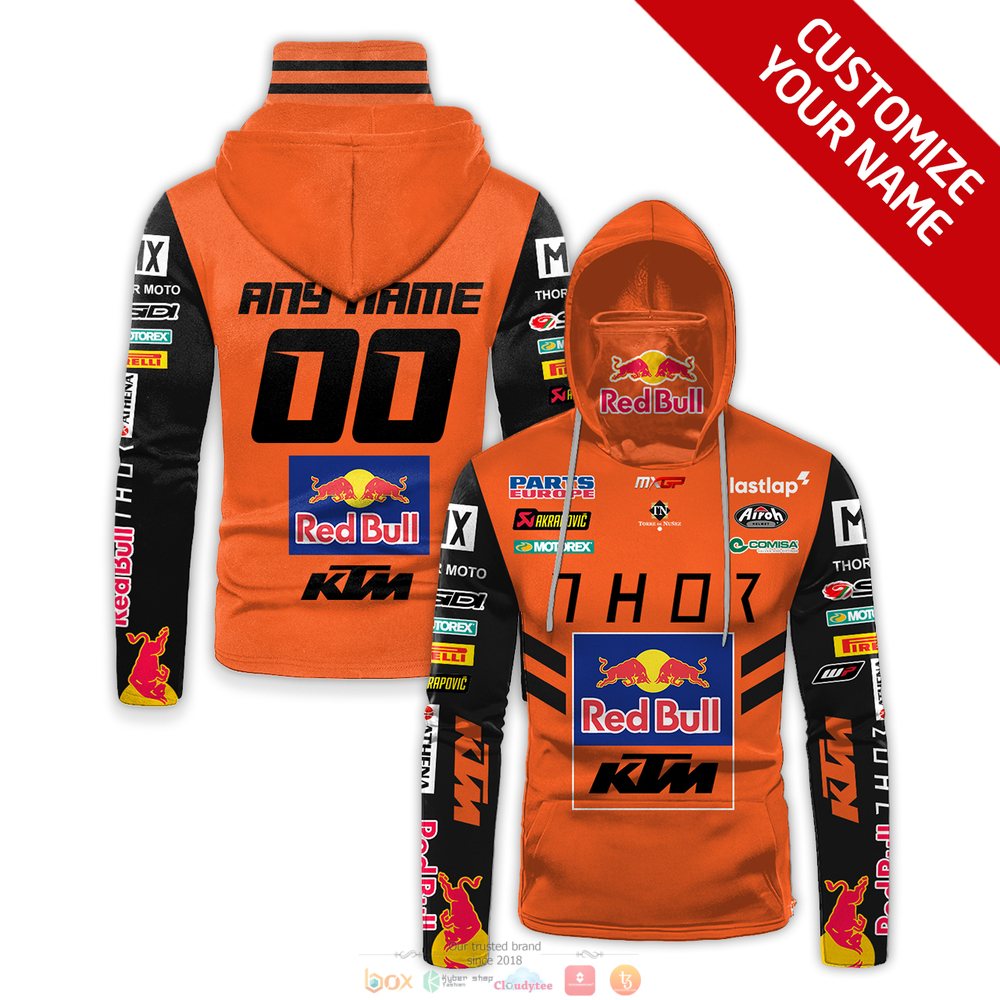 Personalized_Red_Bull_KTM_custom_hoodie_mask