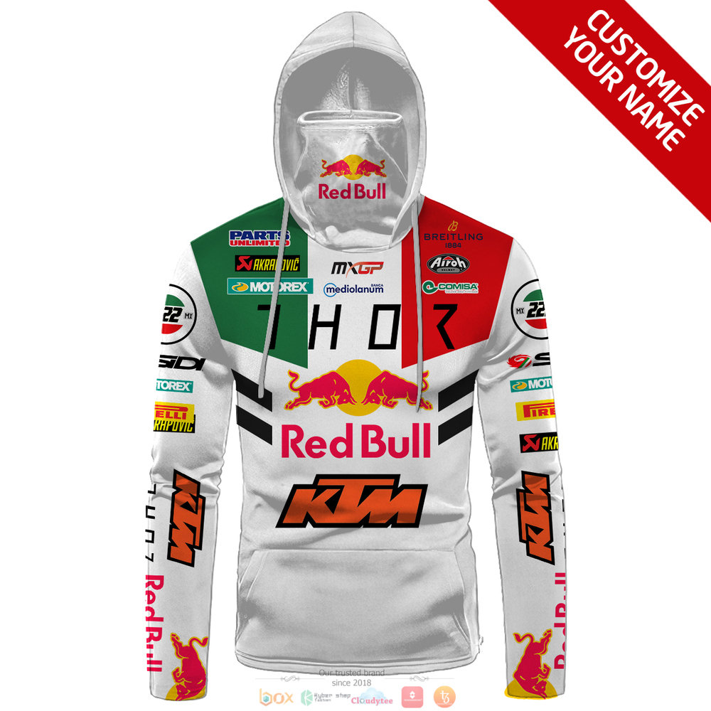 Personalized_Red_Bull_Thor_KTM_white_custom_hoodie_mask_1