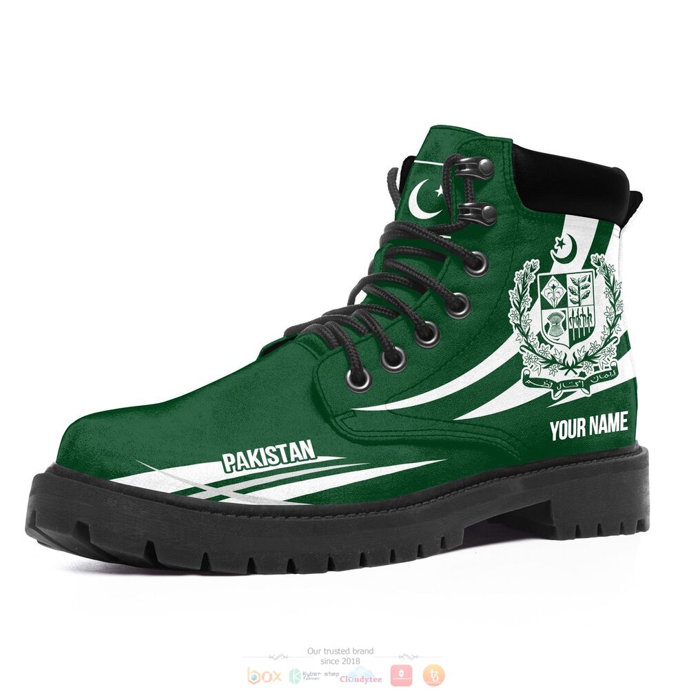 Personalized_State_emblem_of_Pakistan_custom_Timberland_boot_1