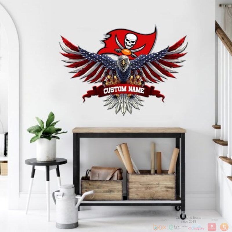 Personalized_Tampa_Bay_Buccaneers_NFL_Eagle_American_Flag_Custom_Metal_Sign