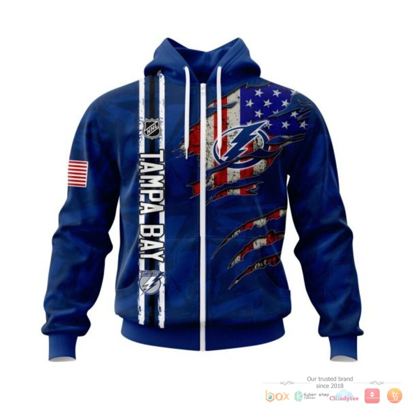 Personalized_Tampa_Bay_Lightning_With_American_Flag_3d_shirt_hoodie_1