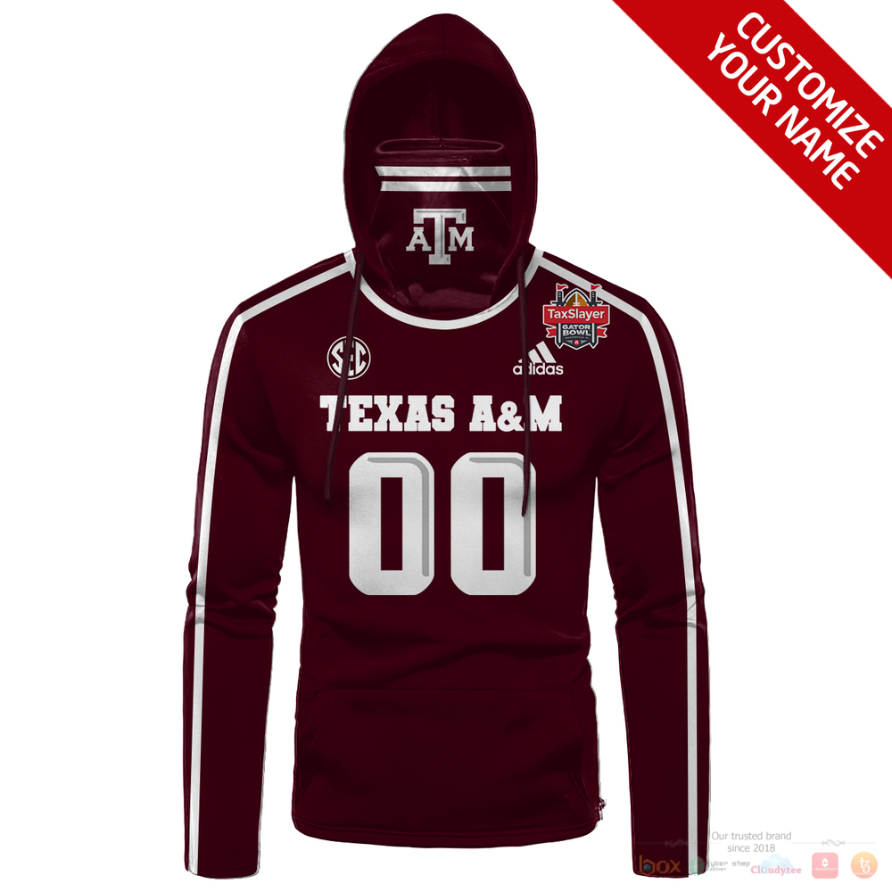 Personalized_Texas_AM_SEC_Adidas_dark_red_custom_hoodie_mask_1
