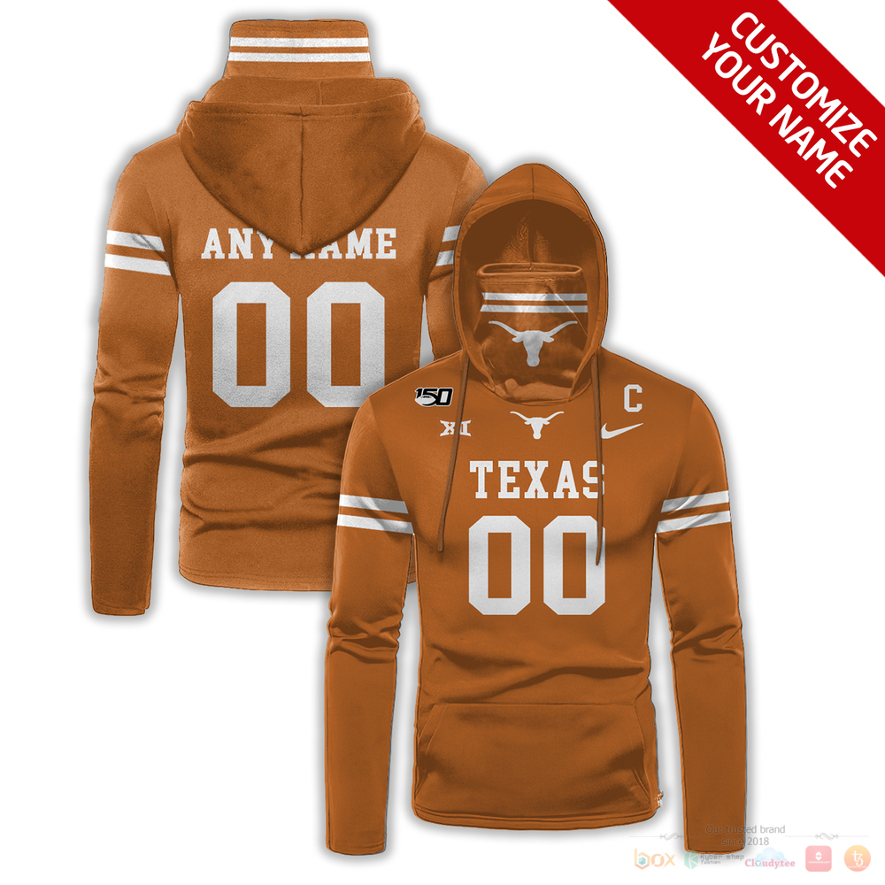 Personalized_Texas_Longhorns_150_Nike_brown_custom_hoodie_mask