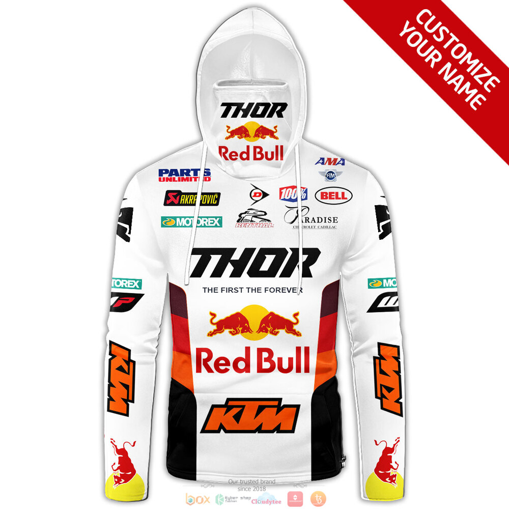 Personalized_Thor_Red_Bull_KTM_white_custom_hoodie_mask_1