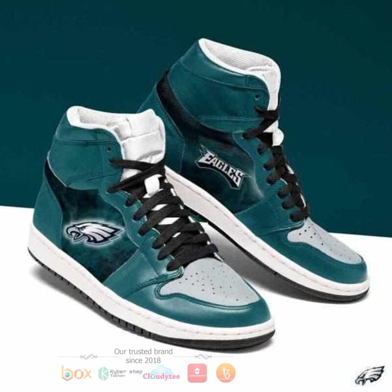 Philadelphia_Eagles_NFL_Football_Air_Jordan_High_Top_Shoes