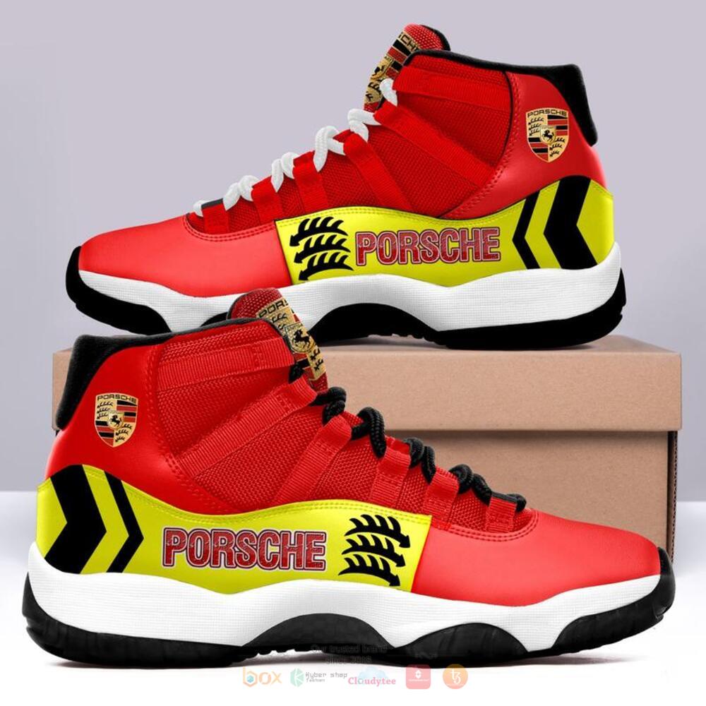 Porsche_red_yellow_Air_Jordan_11_shoes