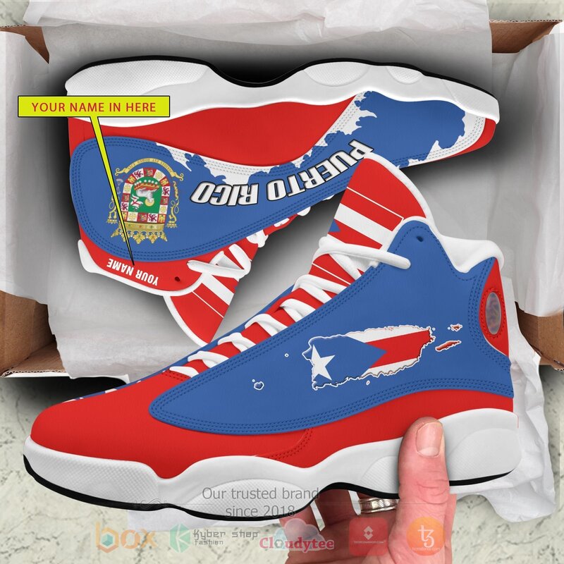 Puerto_Rico_Personalized_Air_Jordan_13_Shoes