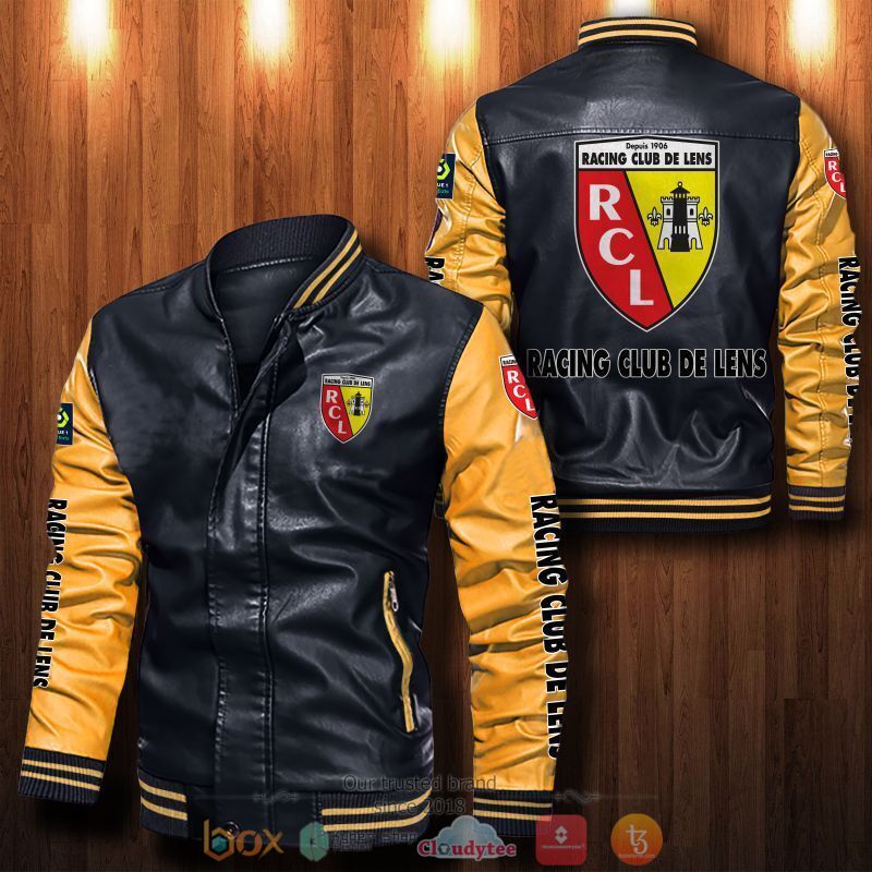 Racing_Club_de_Lens_Bomber_leather_jacket