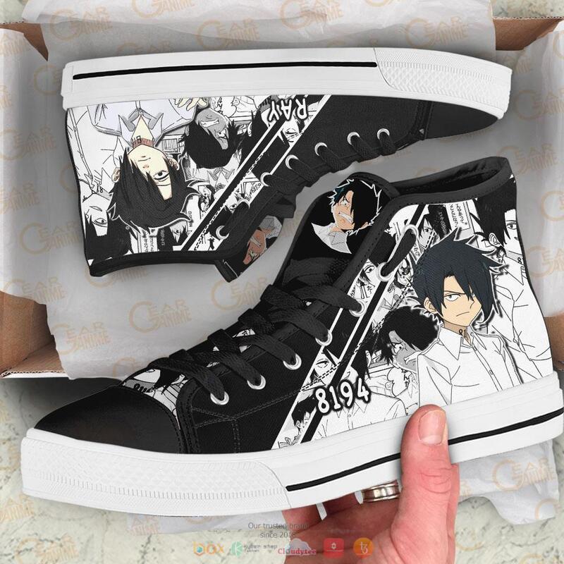 Ray_Anime_The_Promised_Neverland_canvas_high_top_shoes_1