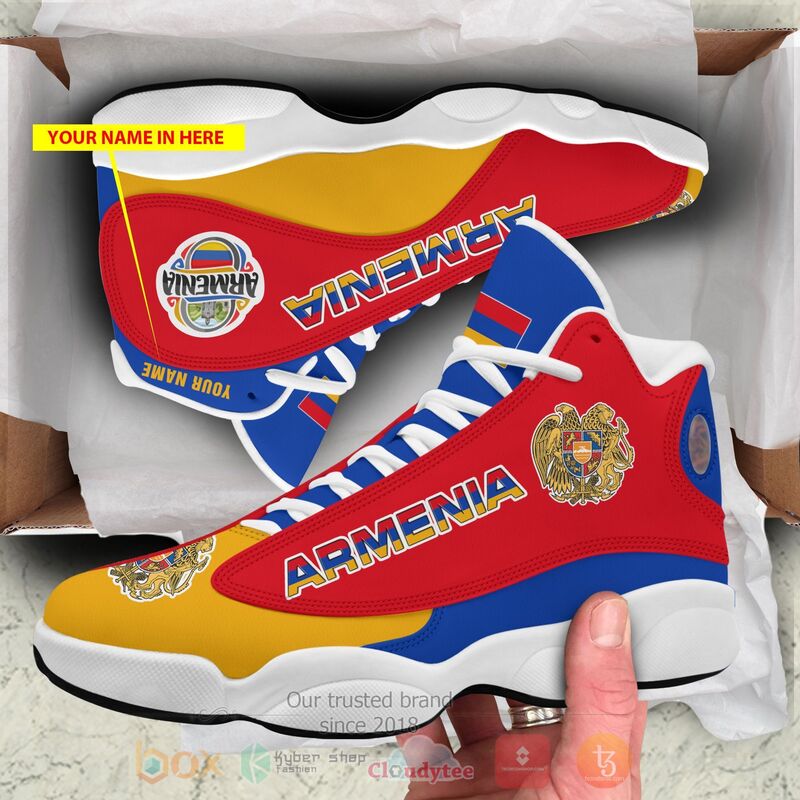 Republic_of_Armenia_Personalized_Air_Jordan_13_Shoes