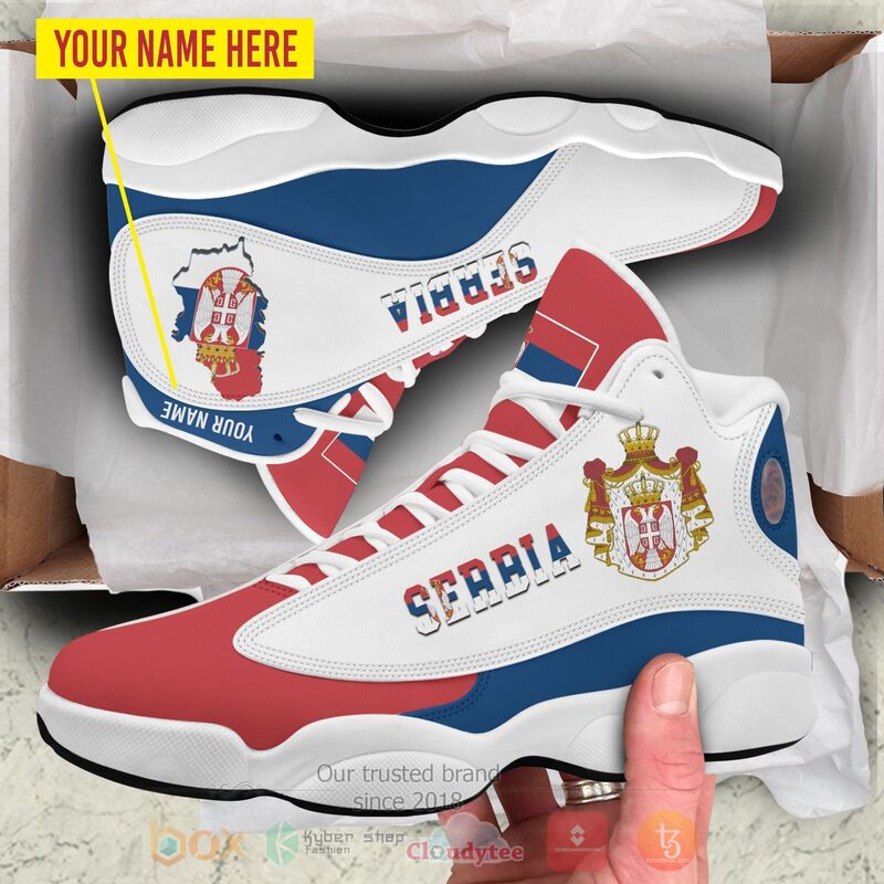 Republic_of_Serbia_Personalized_Air_Jordan_13_Shoes