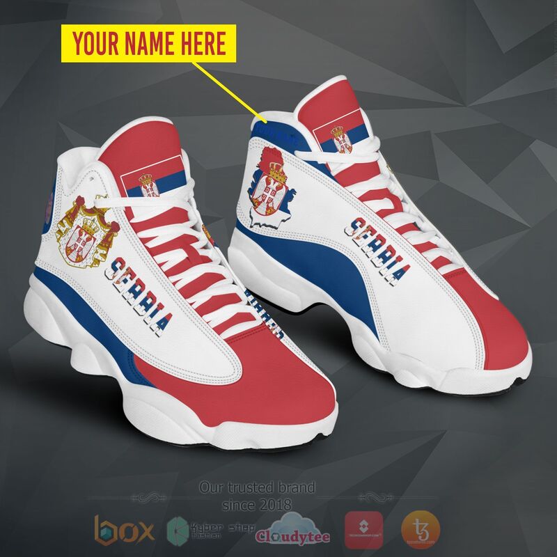 Republic_of_Serbia_Personalized_Air_Jordan_13_Shoes_1