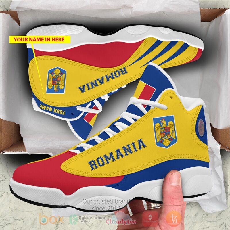 Romania_Personalized_Air_Jordan_13_Shoes
