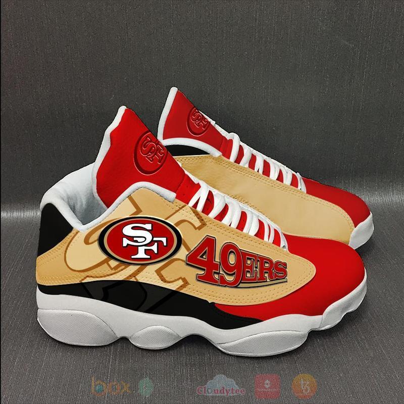San_Francisco_49ers_Football_Air_Jordan_13_Shoes