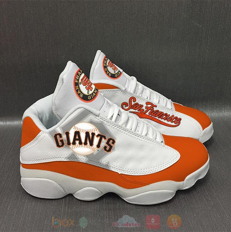 San_Francisco_Giants_Orange_Air_Jordan_13_Shoes