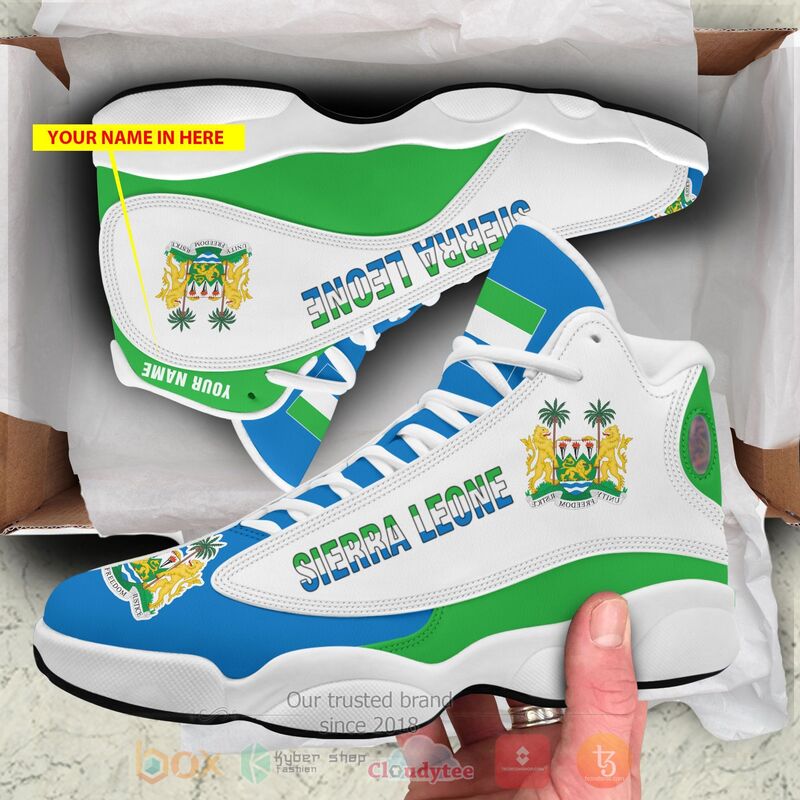 Sierra_Leone_Personalized_Air_Jordan_13_Shoes