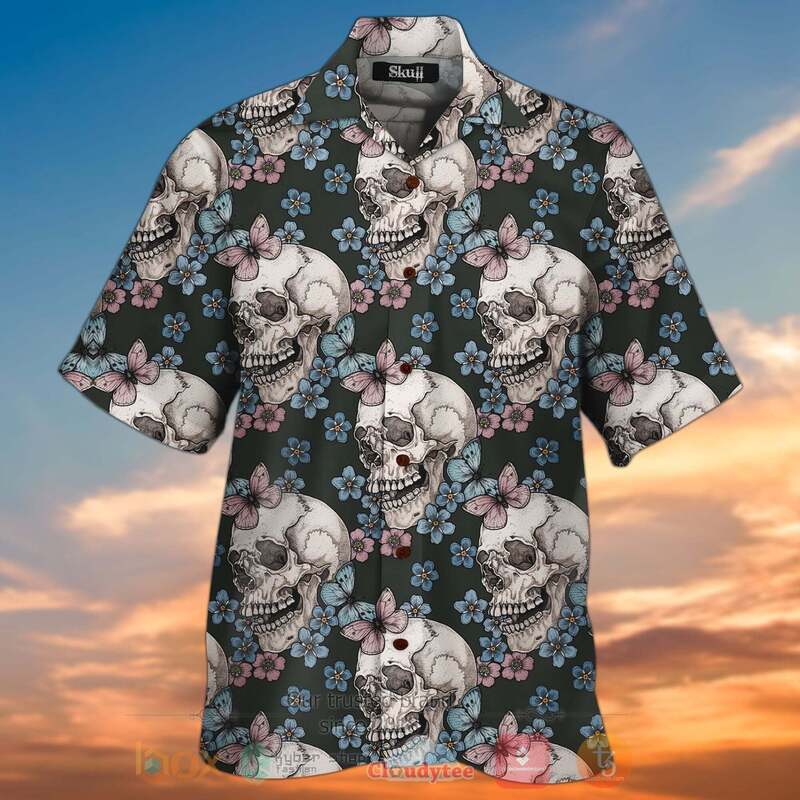 Skull_Aloha_Hawaiian_Shirt_Short