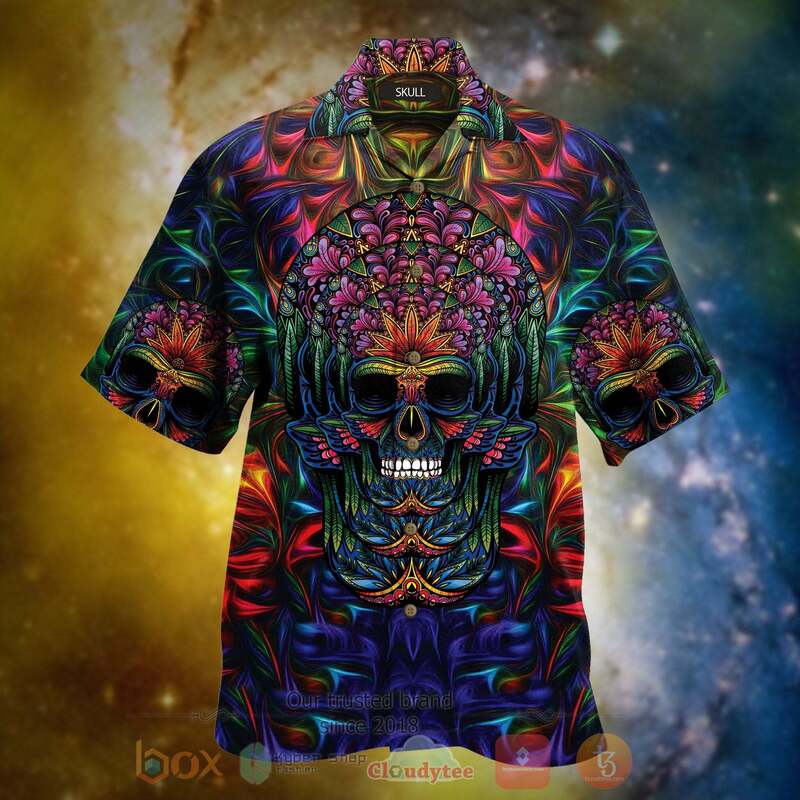 Skull_Colorful_Hawaiian_Shirt