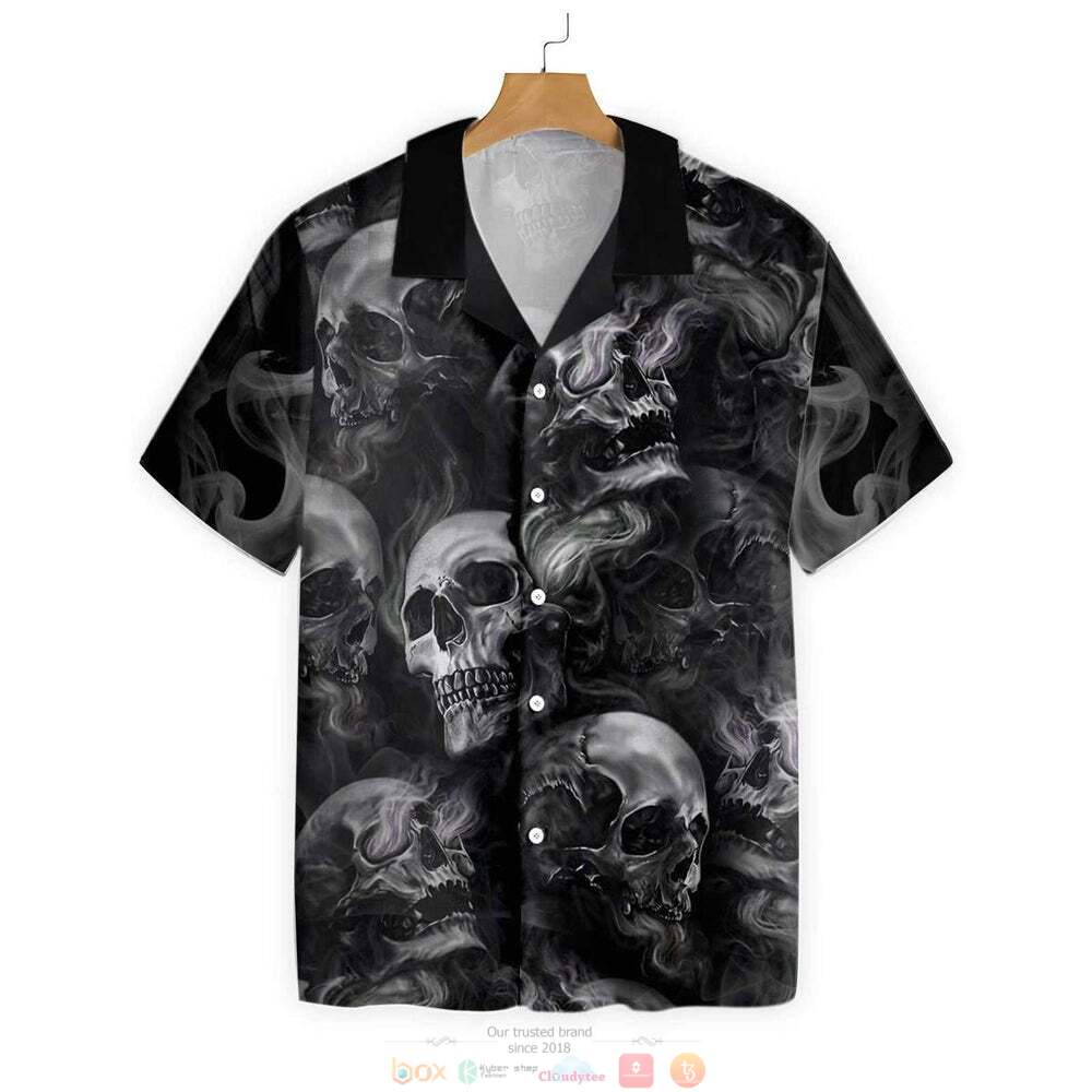 Skull_Smoke_hawaiian_shirt