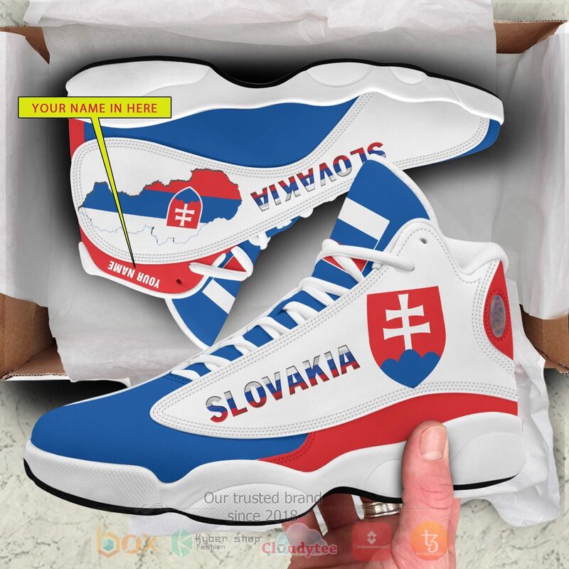 Slovakia Personalized Air Jordan 13 Sneakers Shoes - Boxbox Branding-Luxury t-shirts online in
