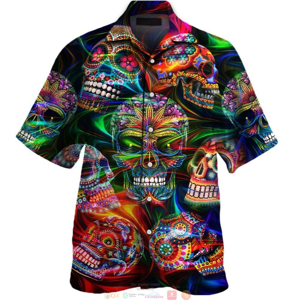 Sugar_Skull_Colorful_hawaiian_shirt