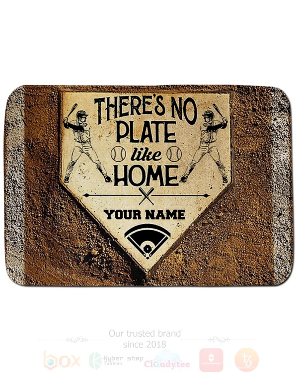 Theres_No_Plate_Like_Home_Personalized_Doormat
