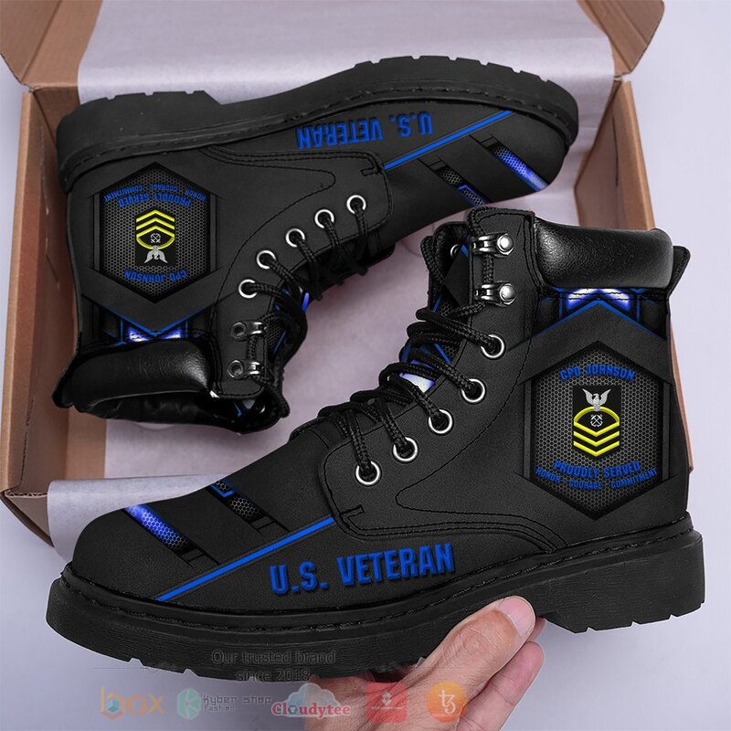US_Navy_Veteran_Proudly_Served_Honor_Courage_Commitment_Personalized_Timberland_Boots