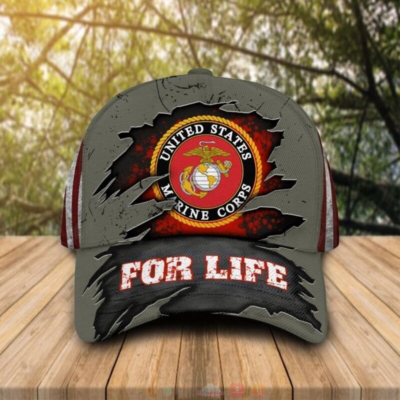 United_States_Marine_Corps_For_Life_Cap