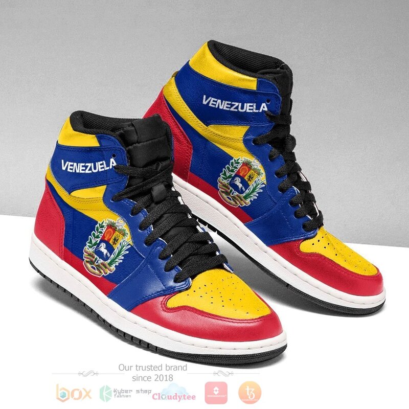 Venezuela_Personalized_Air_Jordan_High_Top_Sneakers