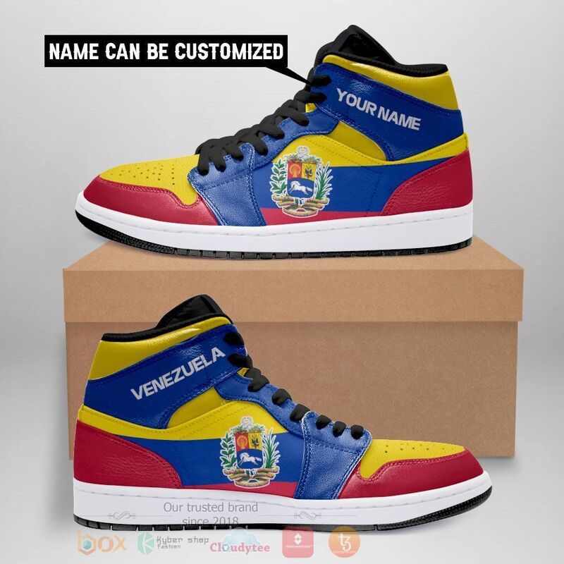 Venezuela_Personalized_Air_Jordan_High_Top_Sneakers_1