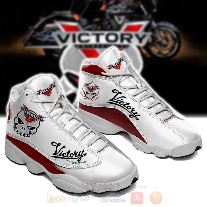 Victory_Motorcycles_USA_Skull_White_Air_Jordan_13_Shoes