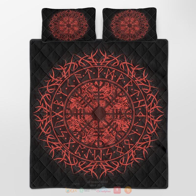 Viking_Fire_Vegvisir_Quilt_Bedding_Set_1