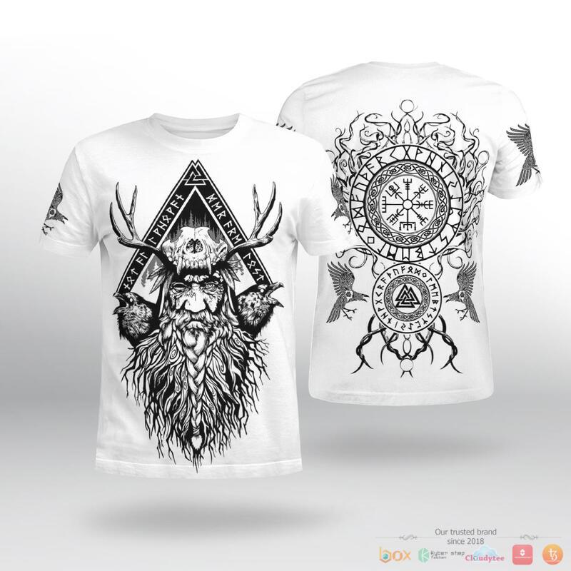 Viking_Odin_Raven_And_Yggdrasil_3d_shirt_Hoodie_1