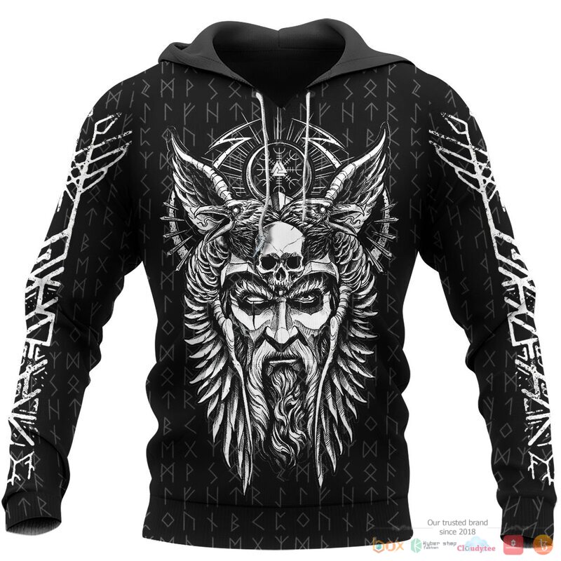 Viking_Odin_Vegvisir_3d_shirt_Hoodie