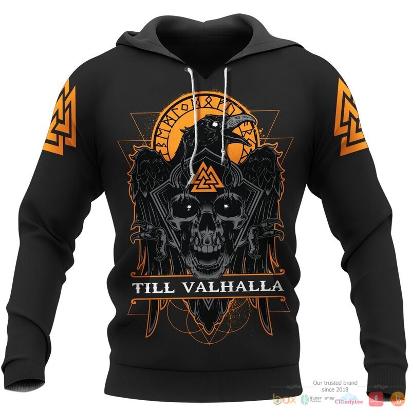 Viking_Till_Valhalla_Raven_3d_shirt_Hoodie