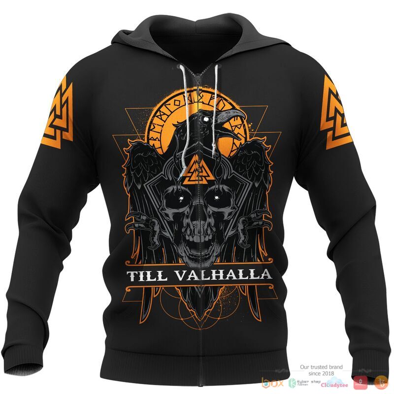 Viking_Till_Valhalla_Raven_3d_shirt_Hoodie_1
