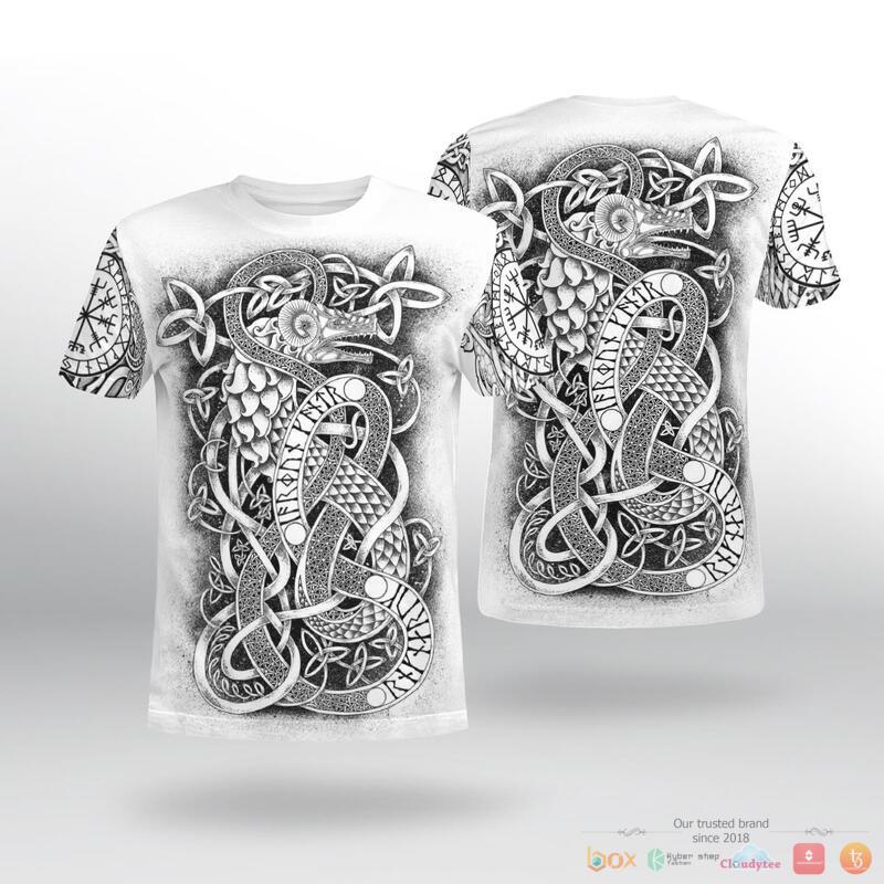 Viking_Viking_Art_Jormungandr_3d_shirt_Hoodie_1