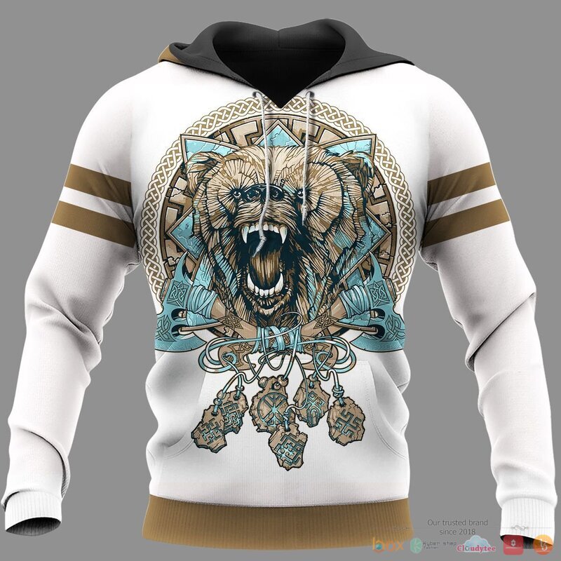 Viking_Wolf_Graphic_3d_shirt_Hoodie