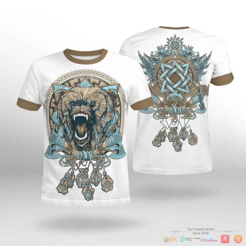 Viking_Wolf_Graphic_3d_shirt_Hoodie_1