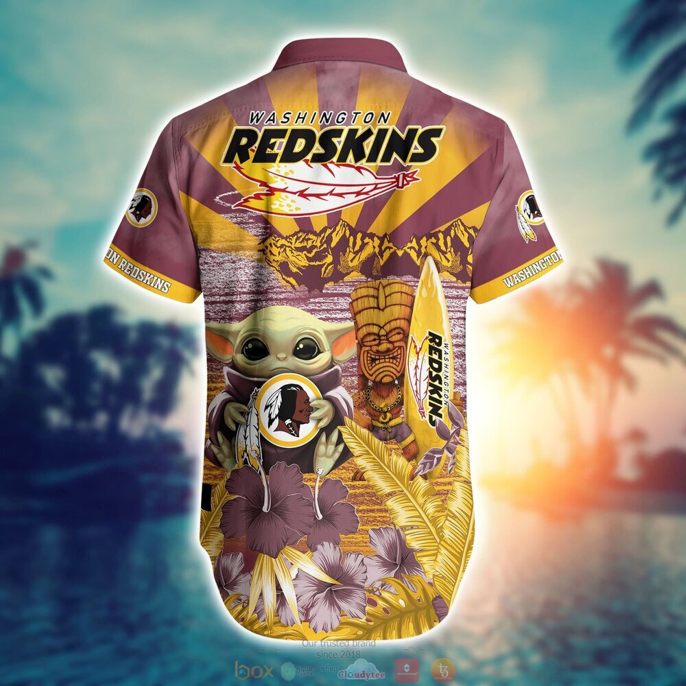 Washington_Redskins_NFL_Baby_Yoda_Hawaiian_Shirt_Shorts_1_2
