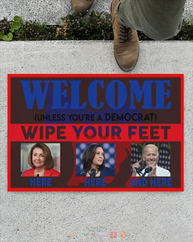 Welcome_unless_you_are_a_democrat_wipe_feet_here_Biden_doormat