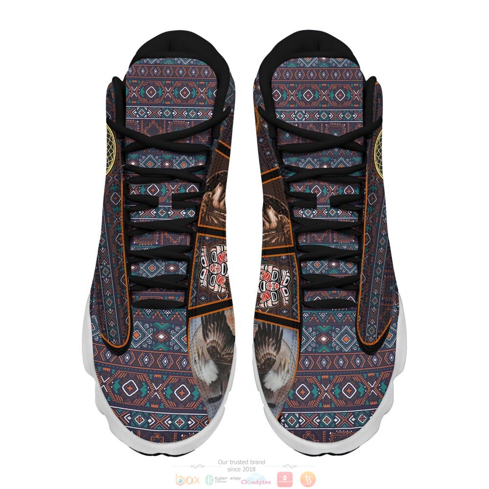 Wolf_Native_American_Air_Jordan_13_shoes