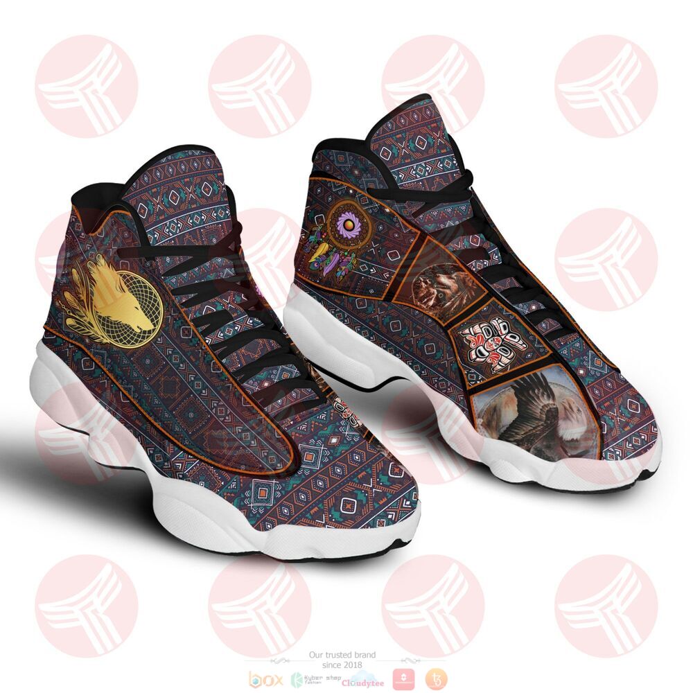 Wolf_Native_American_Air_Jordan_13_shoes_1