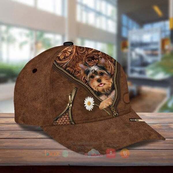 Yorkshire_Terrier_Holding_Daisy_Cap_Hat_1