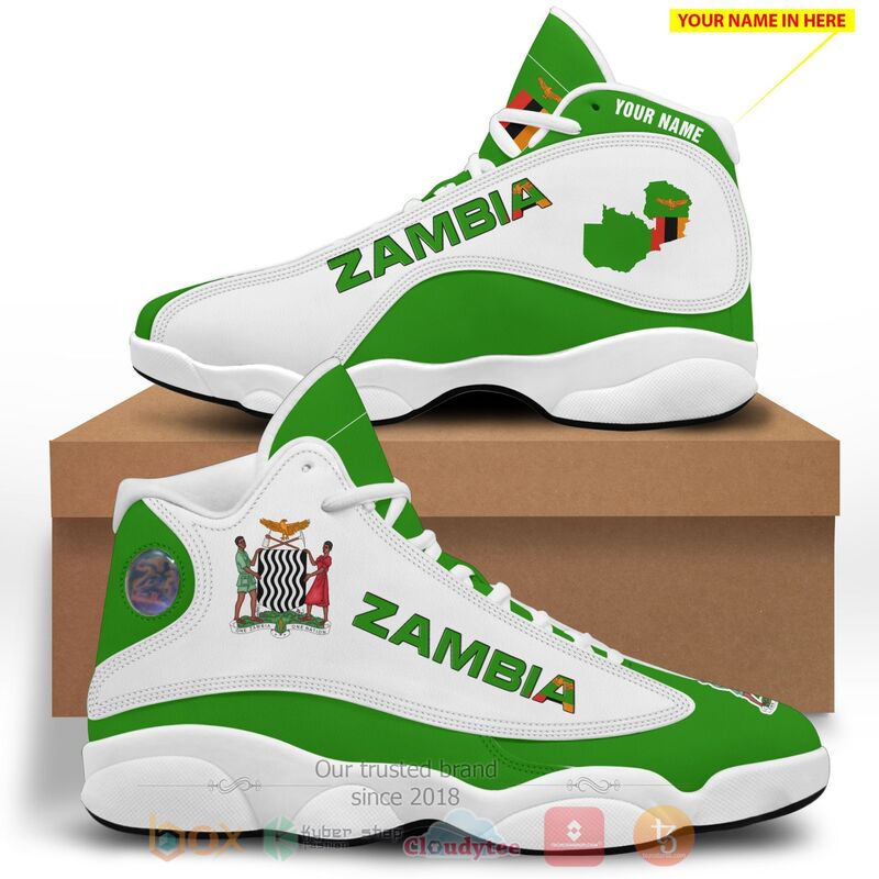 Zambia_Personalized_Air_Jordan_13_Shoes_1